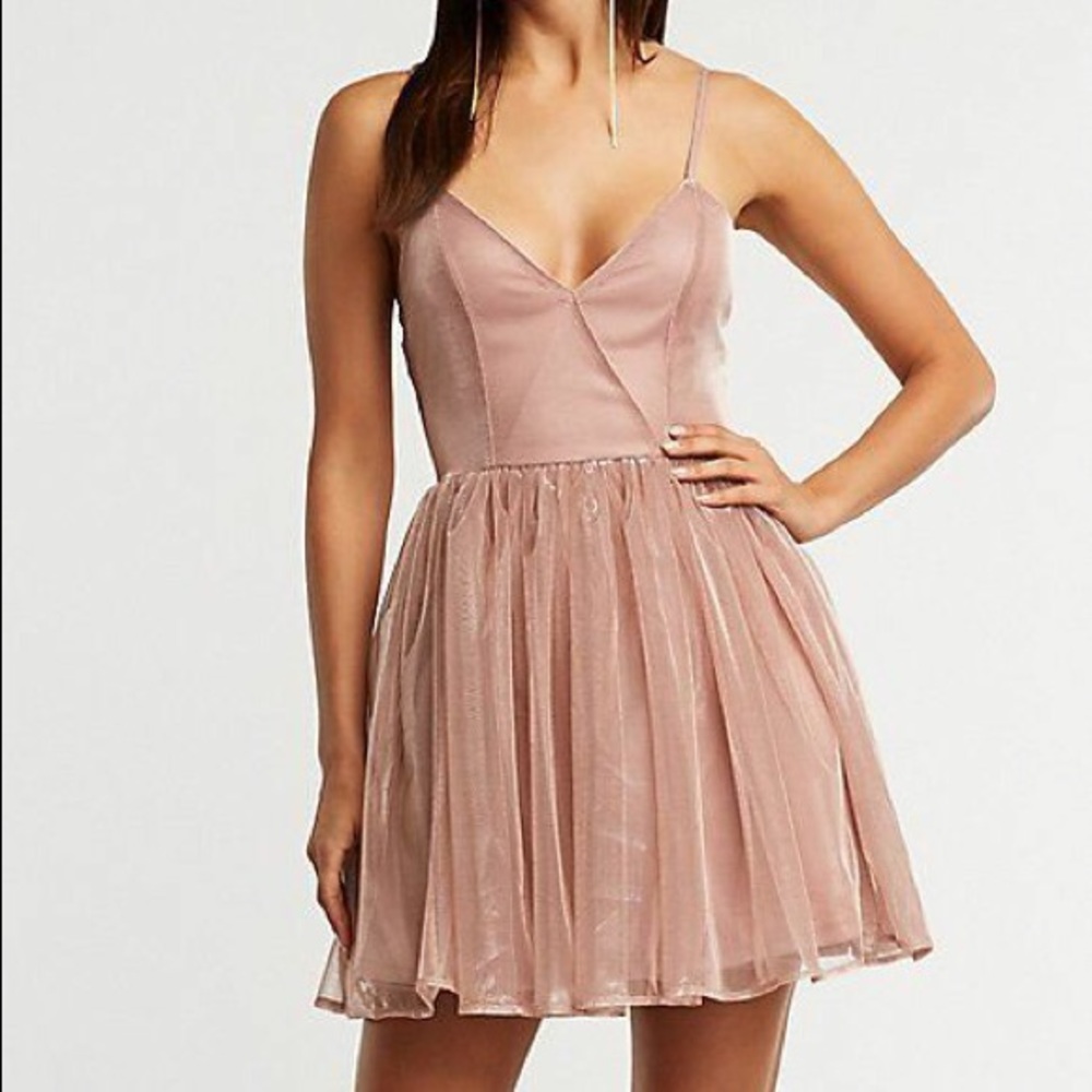 Metallic Pink Dress